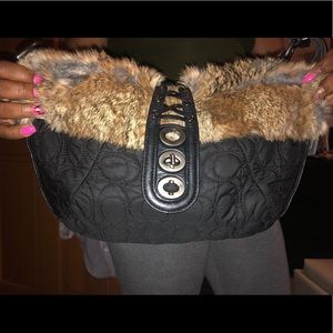 SPECIAL EDITION Coach Bag with Fur